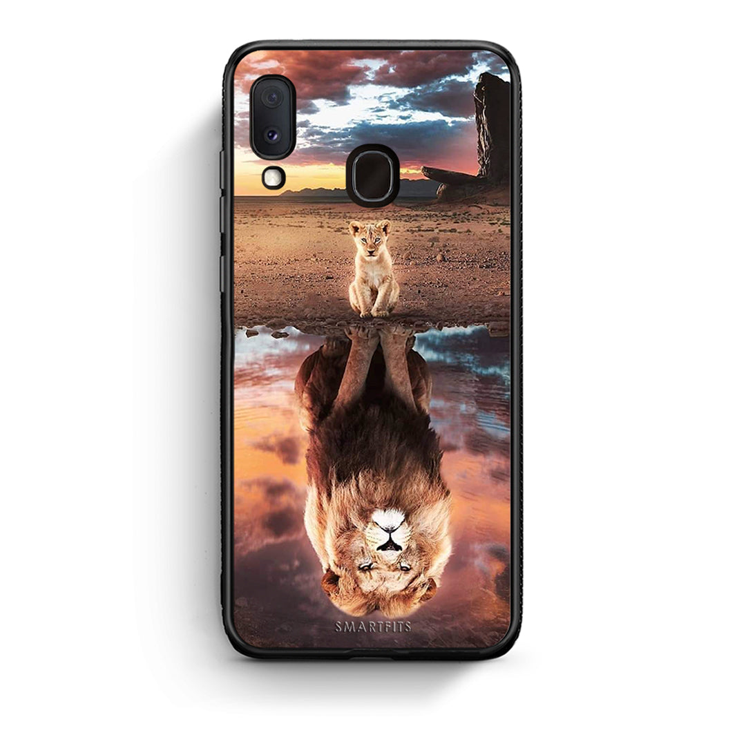 Samsung Galaxy A30 Sunset Dreams Θήκη Αγίου Βαλεντίνου από τη Smartfits με σχέδιο στο πίσω μέρος και μαύρο περίβλημα | Smartphone case with colorful back and black bezels by Smartfits