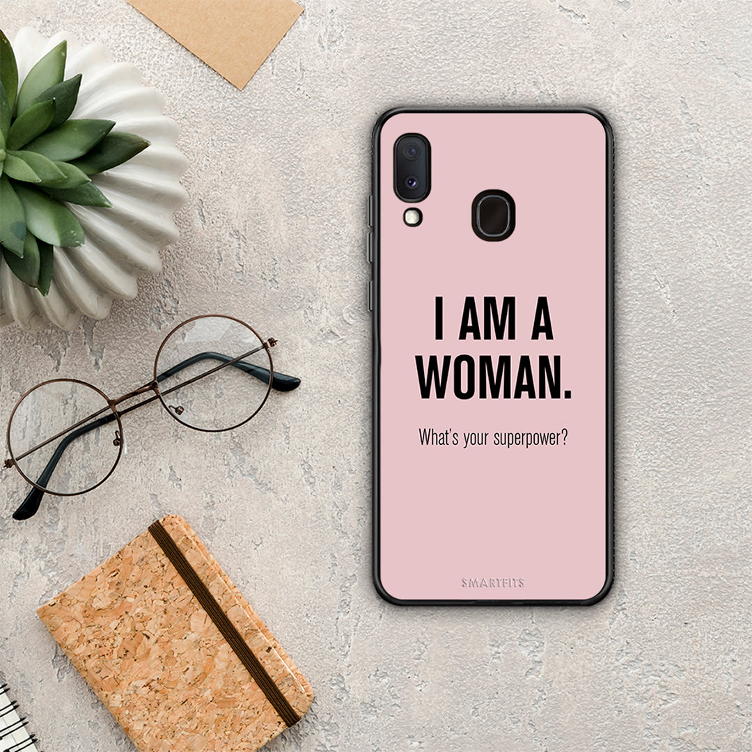 Superpower Woman - Samsung Galaxy M20 θήκη