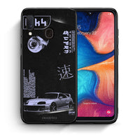 Thumbnail for Θήκη Αγίου Βαλεντίνου Samsung A20e Tokyo Drift από τη Smartfits με σχέδιο στο πίσω μέρος και μαύρο περίβλημα | Samsung A20e Tokyo Drift case with colorful back and black bezels