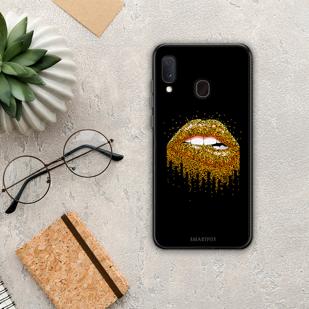 Valentine Golden - Samsung Galaxy A30 θήκη