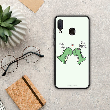 Valentine Rex - Samsung Galaxy M20 θήκη