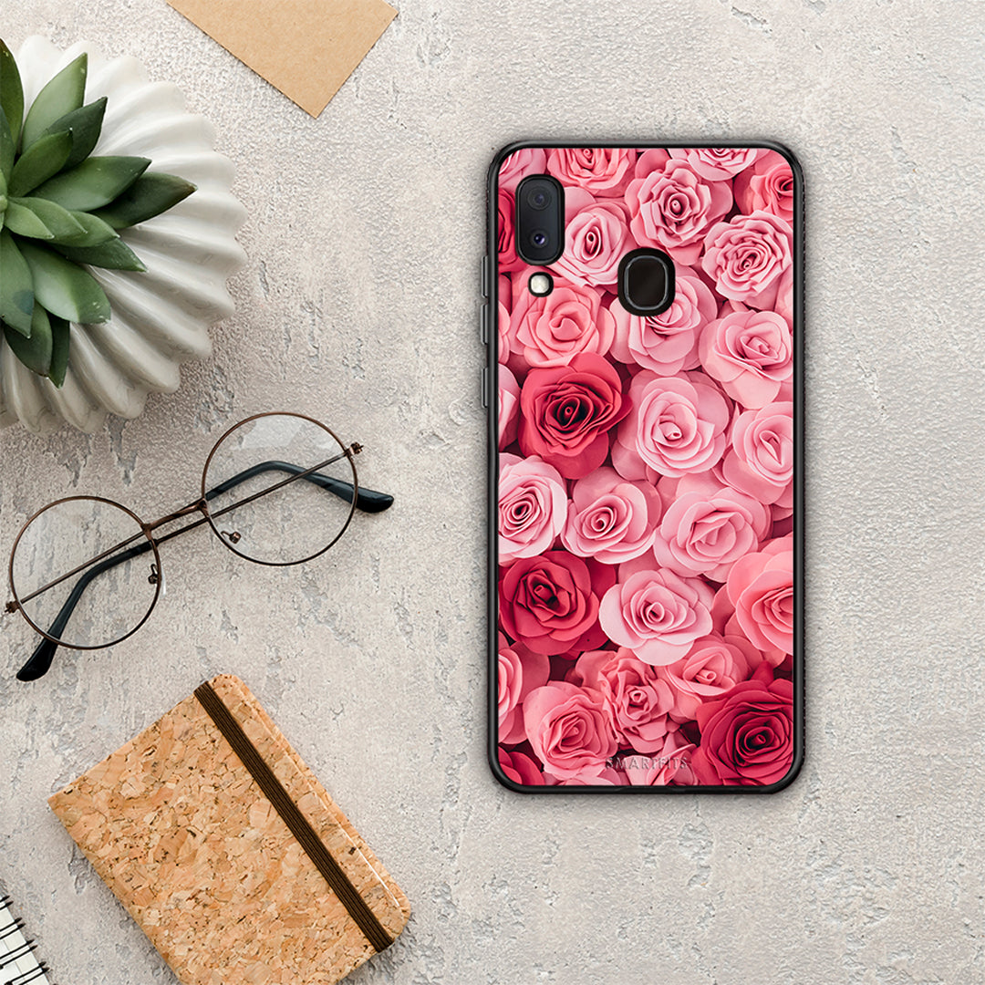 Valentine RoseGarden - Samsung Galaxy A30 θήκη