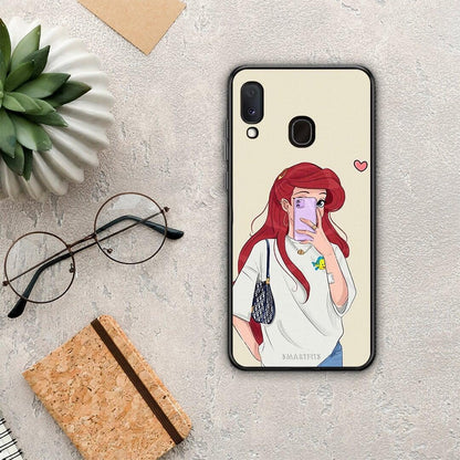 Walking Mermaid - Samsung Galaxy M20 θήκη