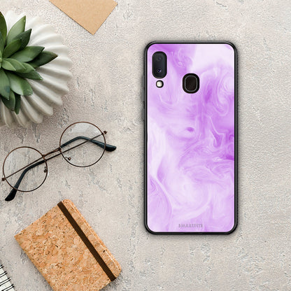 Watercolor Lavender - Samsung Galaxy A30 θήκη