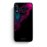 Thumbnail for 4 - Samsung Galaxy A30 Pink Black Watercolor case, cover, bumper