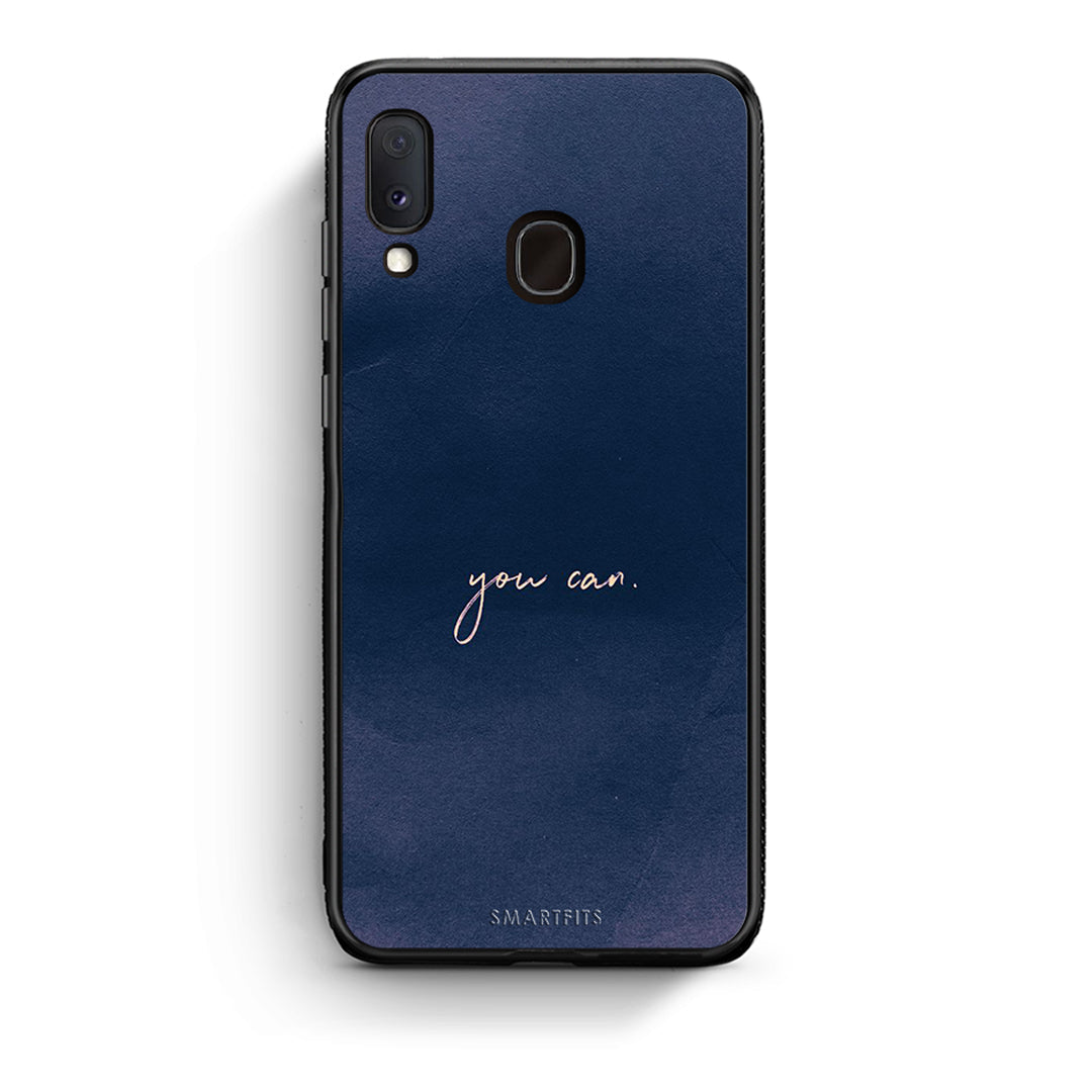 Samsung Galaxy M20 You Can θήκη από τη Smartfits με σχέδιο στο πίσω μέρος και μαύρο περίβλημα | Smartphone case with colorful back and black bezels by Smartfits