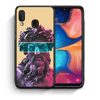 Θήκη Αγίου Βαλεντίνου Samsung Galaxy M20 Zeus Art από τη Smartfits με σχέδιο στο πίσω μέρος και μαύρο περίβλημα | Samsung Galaxy M20 Zeus Art case with colorful back and black bezels