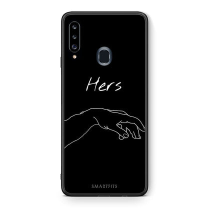 Θήκη Αγίου Βαλεντίνου Samsung Galaxy A20s Aeshetic Love 1 από τη Smartfits με σχέδιο στο πίσω μέρος και μαύρο περίβλημα | Samsung Galaxy A20s Aeshetic Love 1 case with colorful back and black bezels