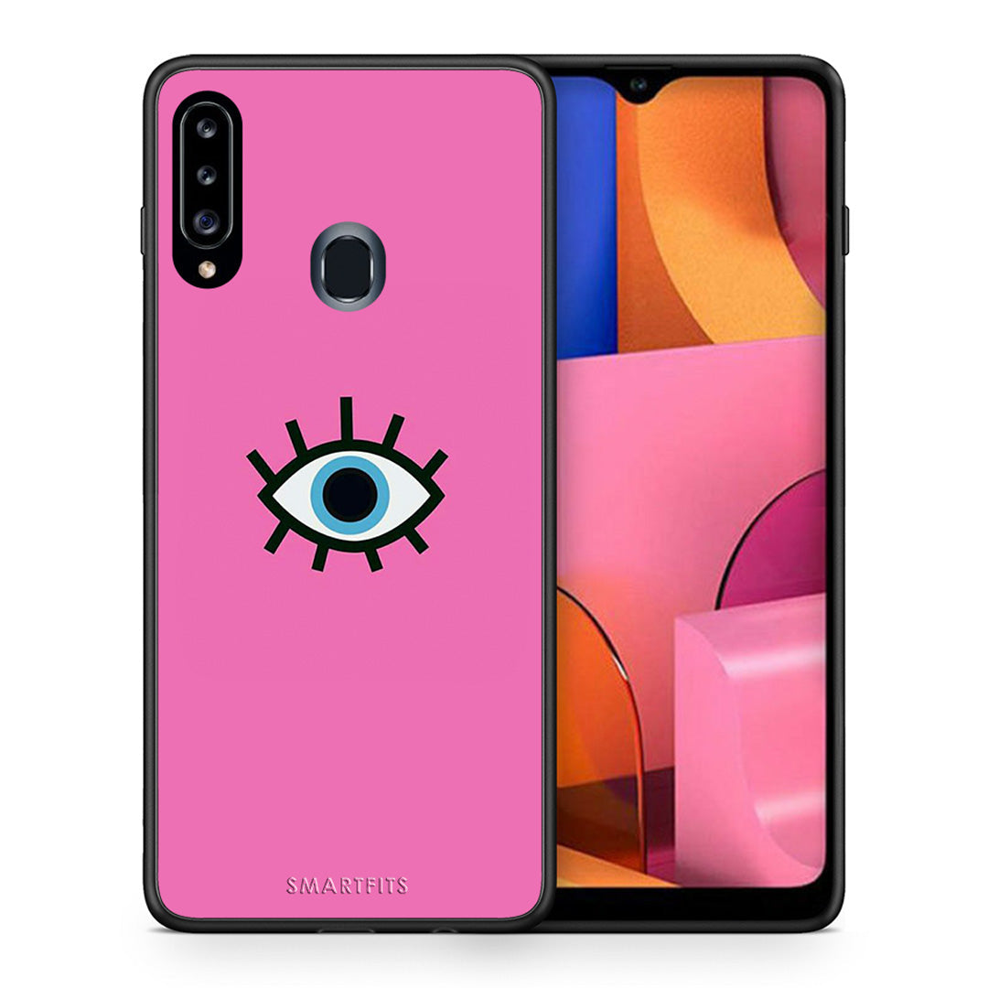 Blue Eye Pink - Samsung Galaxy A20s θήκη