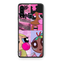Thumbnail for Θήκη Αγίου Βαλεντίνου Samsung Galaxy A20s Bubble Girls από τη Smartfits με σχέδιο στο πίσω μέρος και μαύρο περίβλημα | Samsung Galaxy A20s Bubble Girls case with colorful back and black bezels