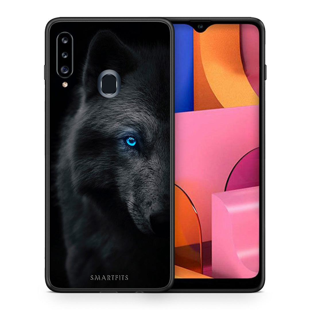 Dark Wolf - Samsung Galaxy A20s θήκη