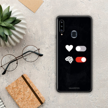 Heart Vs Brain - Samsung Galaxy A20s θήκη