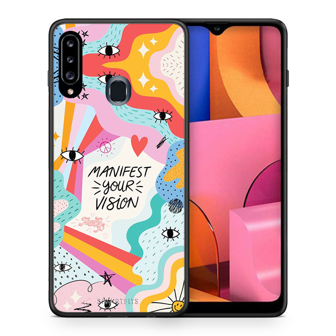Manifest Your Vision - Samsung Galaxy A20s θήκη