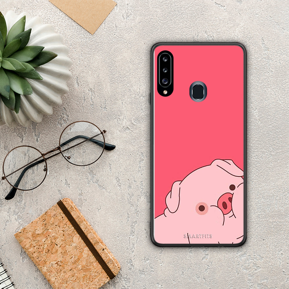 Pig Love 1 - Samsung Galaxy A20s θήκη