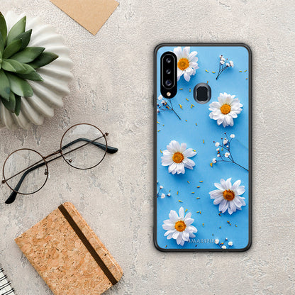 Real Daisies - Samsung Galaxy A20s θήκη