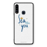 Thumbnail for Θήκη Samsung Galaxy A20s Sea You από τη Smartfits με σχέδιο στο πίσω μέρος και μαύρο περίβλημα | Samsung Galaxy A20s Sea You case with colorful back and black bezels