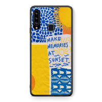 Thumbnail for Θήκη Samsung Galaxy A20s Sunset Memories από τη Smartfits με σχέδιο στο πίσω μέρος και μαύρο περίβλημα | Samsung Galaxy A20s Sunset Memories case with colorful back and black bezels