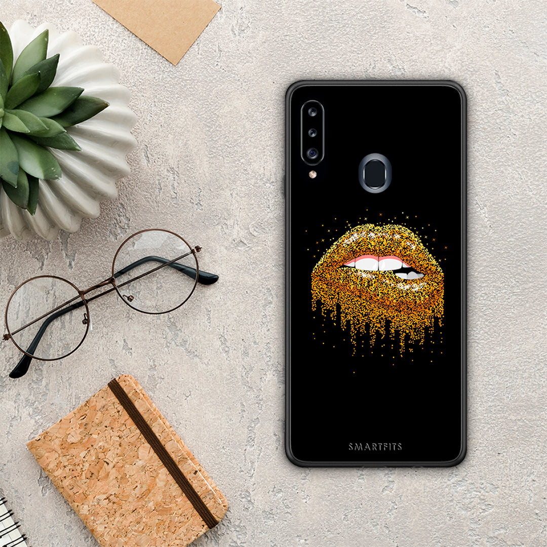 Valentine Golden - Samsung Galaxy A20s θήκη