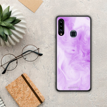 Watercolor Lavender - Samsung Galaxy A20s θήκη