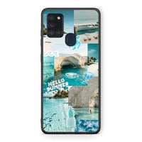 Thumbnail for Samsung A21s Aesthetic Summer Θήκη από τη Smartfits με σχέδιο στο πίσω μέρος και μαύρο περίβλημα | Smartphone case with colorful back and black bezels by Smartfits