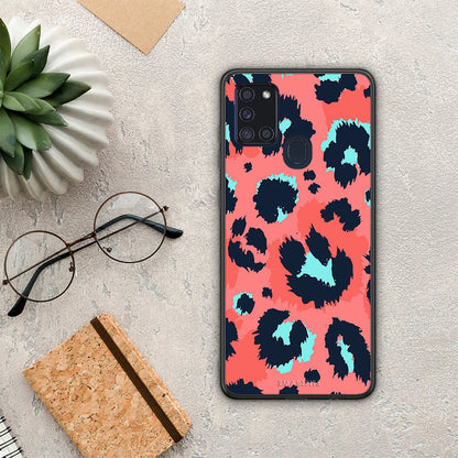 Animal Pink Leopard - Samsung Galaxy A21s θήκη