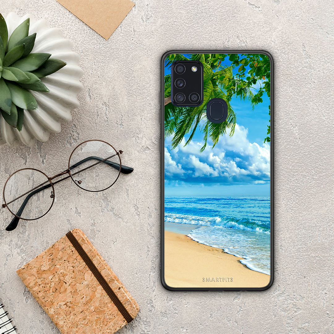 Beautiful Beach - Samsung Galaxy A21s θήκη