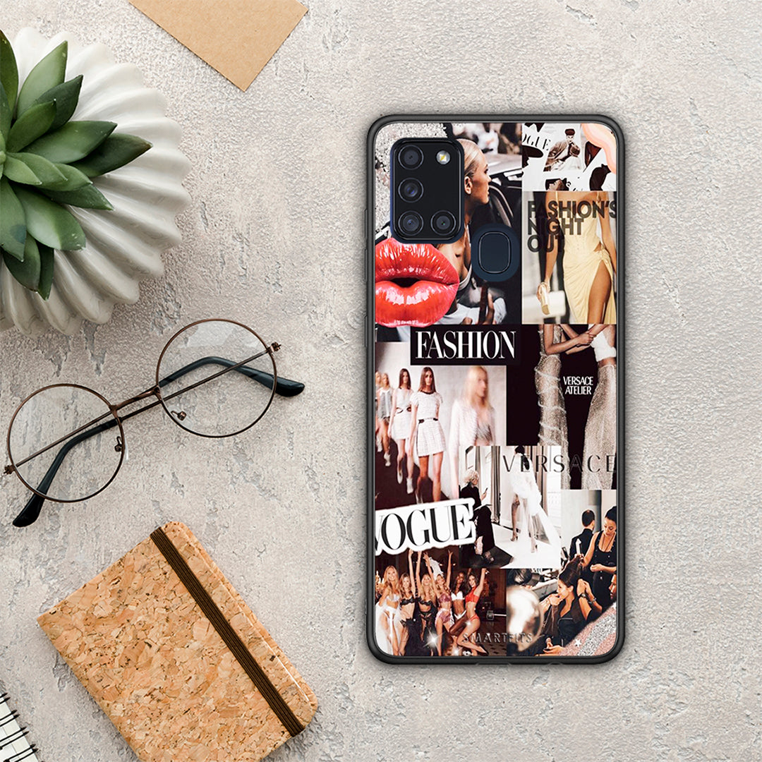 Collage Fashion - Samsung Galaxy A21s θήκη