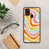 Thumbnail for Colourful Waves - Samsung Galaxy A21s θήκη