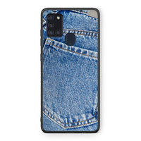 Thumbnail for Samsung A21s Jeans Pocket θήκη από τη Smartfits με σχέδιο στο πίσω μέρος και μαύρο περίβλημα | Smartphone case with colorful back and black bezels by Smartfits