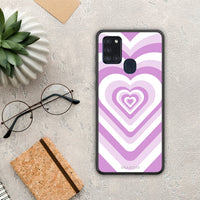 Thumbnail for Lilac Hearts - Samsung Galaxy A21s θήκη