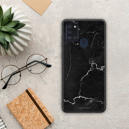 Marble Black - Samsung Galaxy A21s θήκη