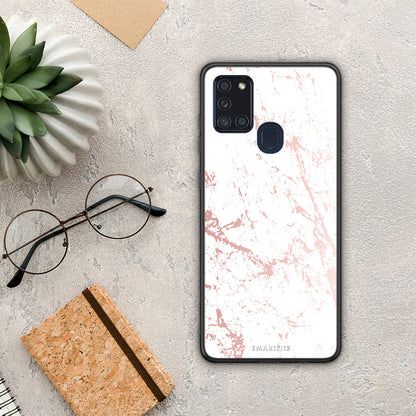 Marble Pink Splash - Samsung Galaxy A21s θήκη