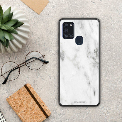 Marble White - Samsung Galaxy A21s θήκη