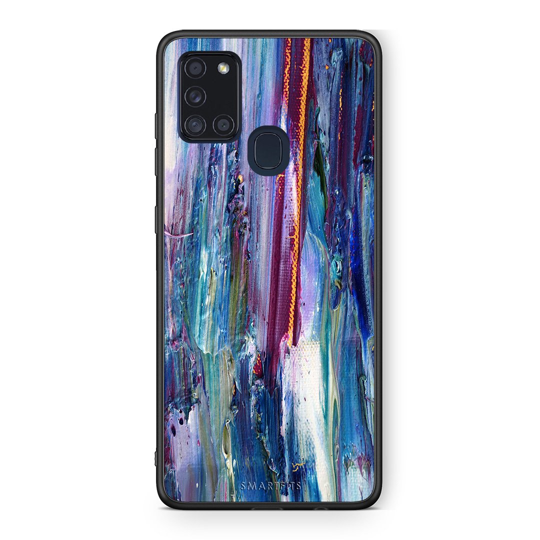 99 - Samsung A21s  Paint Winter case, cover, bumper