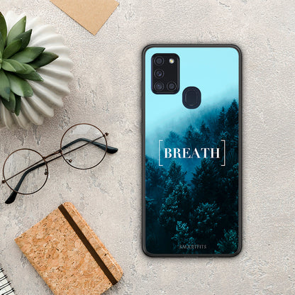 Quote Breath - Samsung Galaxy A21s θήκη