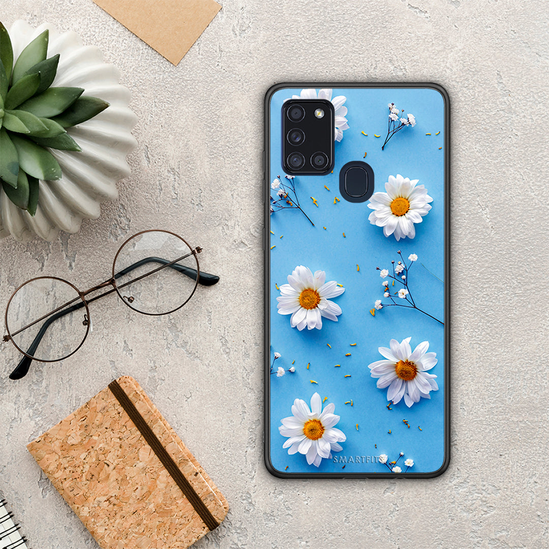 Real Daisies - Samsung Galaxy A21s θήκη