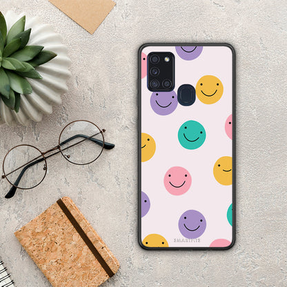 Smiley Faces - Samsung Galaxy A21s θήκη