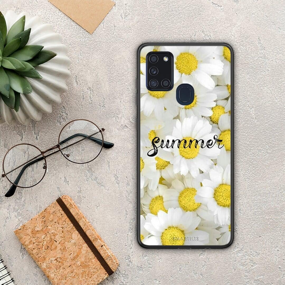 Summer Daisies - Samsung Galaxy A21s θήκη