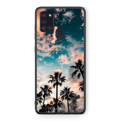 99 - Samsung A21s  Summer Sky case, cover, bumper