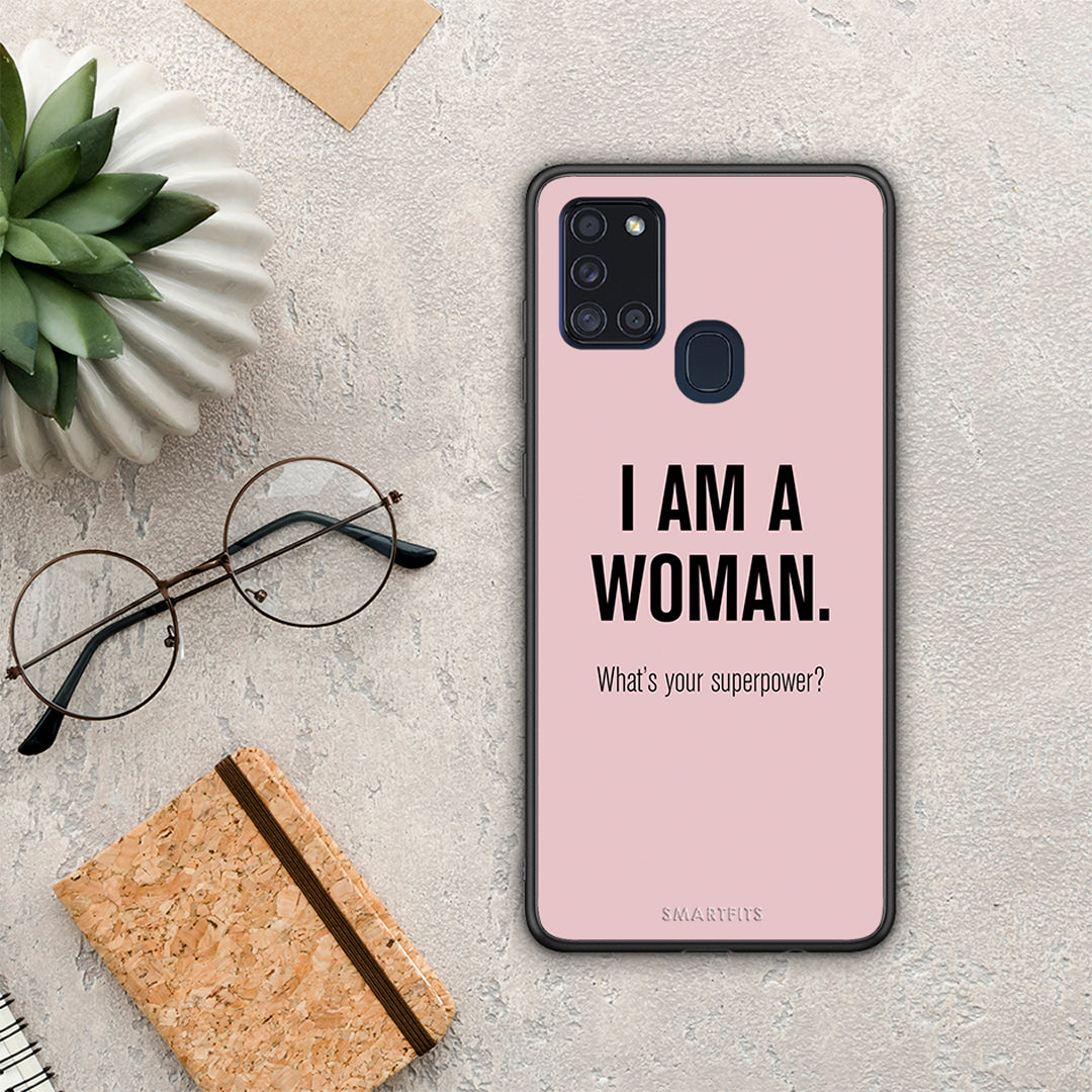 Superpower Woman - Samsung Galaxy A21s θήκη