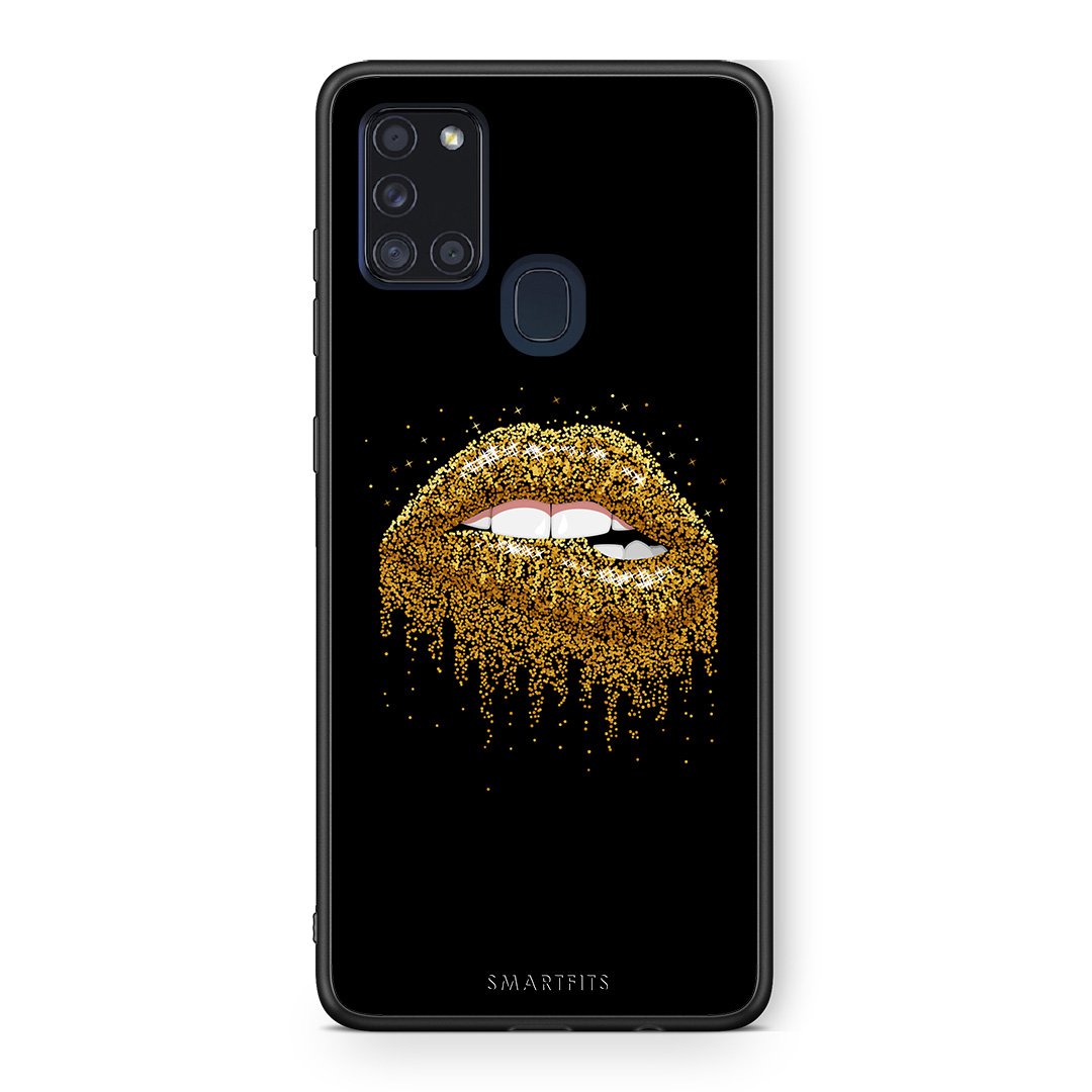 4 - Samsung A21s Golden Valentine case, cover, bumper