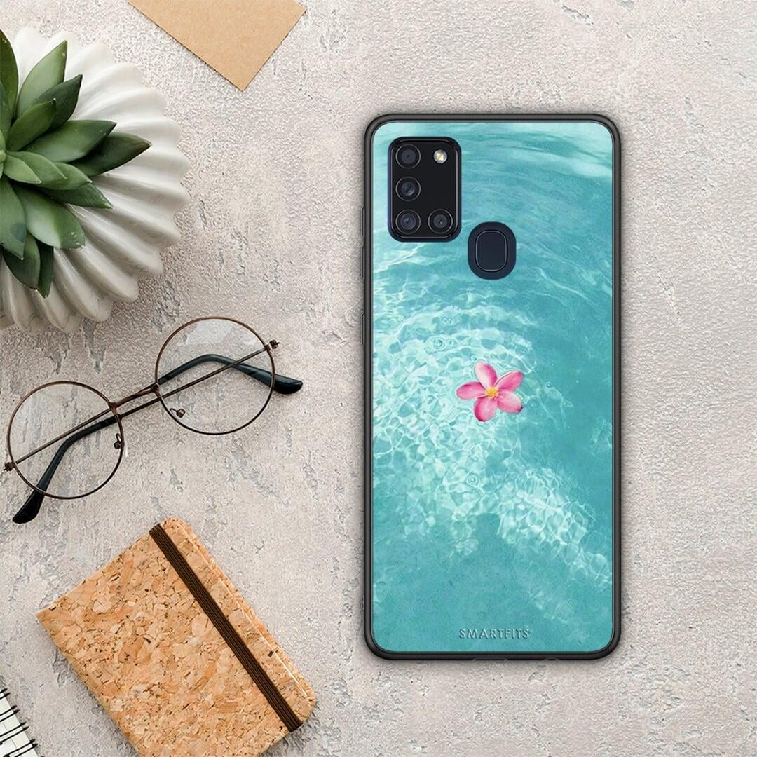 Water Flower - Samsung Galaxy A21s θήκη
