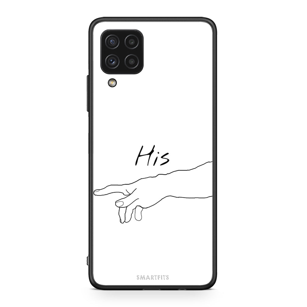 Samsung A22 4G Aeshetic Love 2 Θήκη Αγίου Βαλεντίνου από τη Smartfits με σχέδιο στο πίσω μέρος και μαύρο περίβλημα | Smartphone case with colorful back and black bezels by Smartfits
