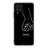 Thumbnail for Samsung A22 4G Always & Forever 1 Θήκη Αγίου Βαλεντίνου από τη Smartfits με σχέδιο στο πίσω μέρος και μαύρο περίβλημα | Smartphone case with colorful back and black bezels by Smartfits