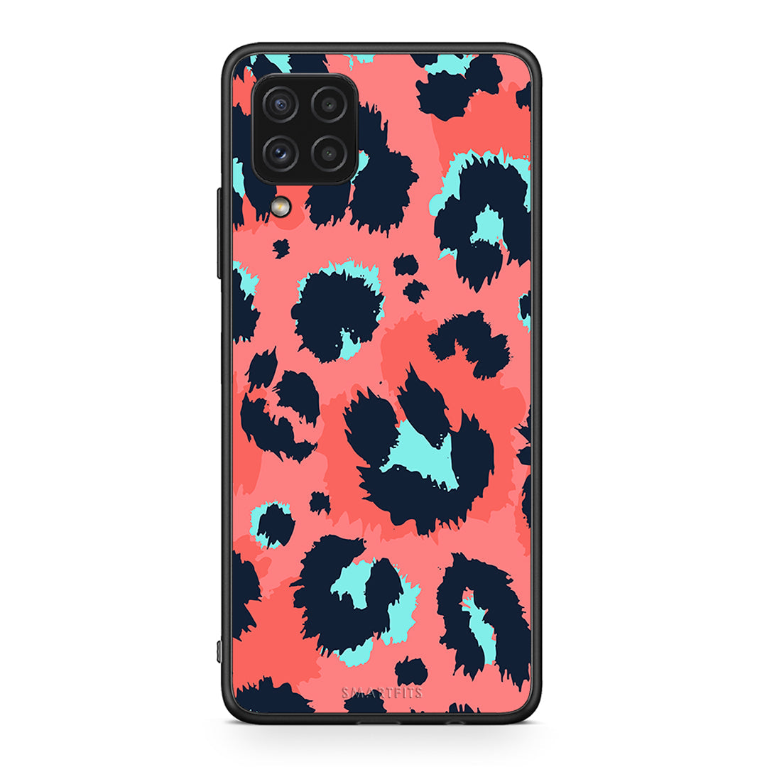22 - Samsung A22 4G Pink Leopard Animal case, cover, bumper