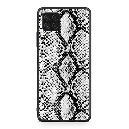 24 - Samsung A22 4G White Snake Animal case, cover, bumper