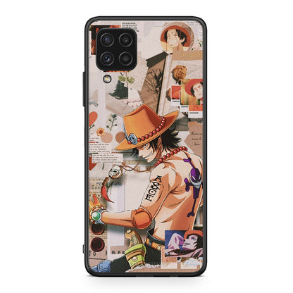 Samsung A22 4G Anime Collage θήκη από τη Smartfits με σχέδιο στο πίσω μέρος και μαύρο περίβλημα | Smartphone case with colorful back and black bezels by Smartfits