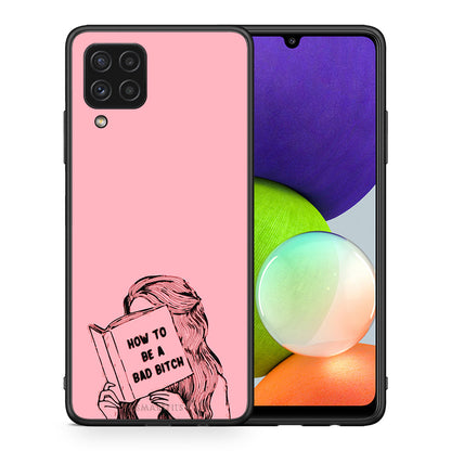 Θήκη Samsung A22 4G Bad Bitch από τη Smartfits με σχέδιο στο πίσω μέρος και μαύρο περίβλημα | Samsung A22 4G Bad Bitch case with colorful back and black bezels