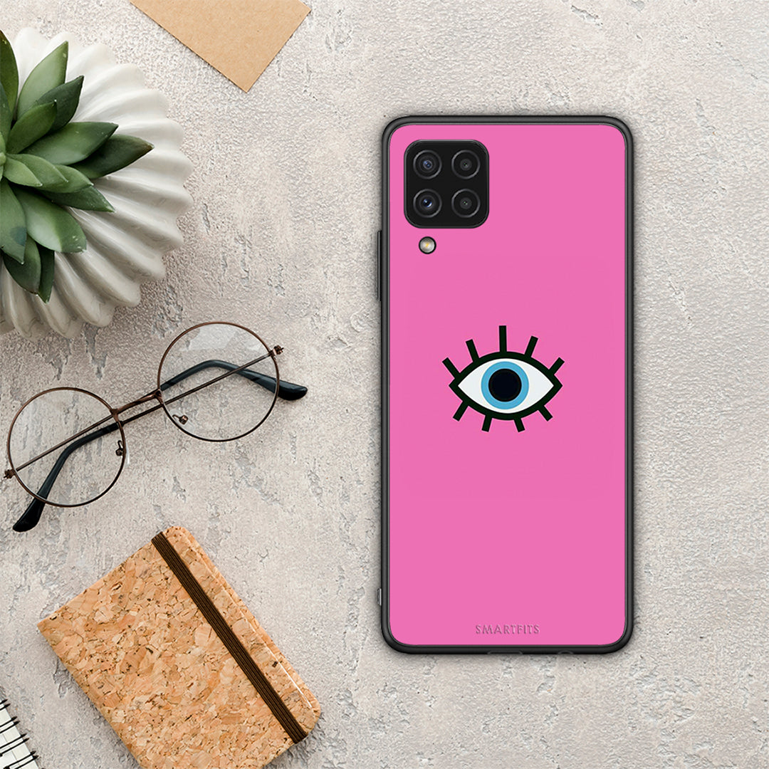 Blue Eye Pink - Samsung Galaxy A22 4G θήκη