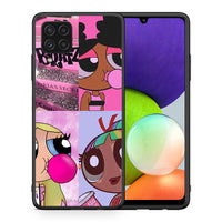 Thumbnail for Θήκη Αγίου Βαλεντίνου Samsung A22 4G Bubble Girls από τη Smartfits με σχέδιο στο πίσω μέρος και μαύρο περίβλημα | Samsung A22 4G Bubble Girls case with colorful back and black bezels